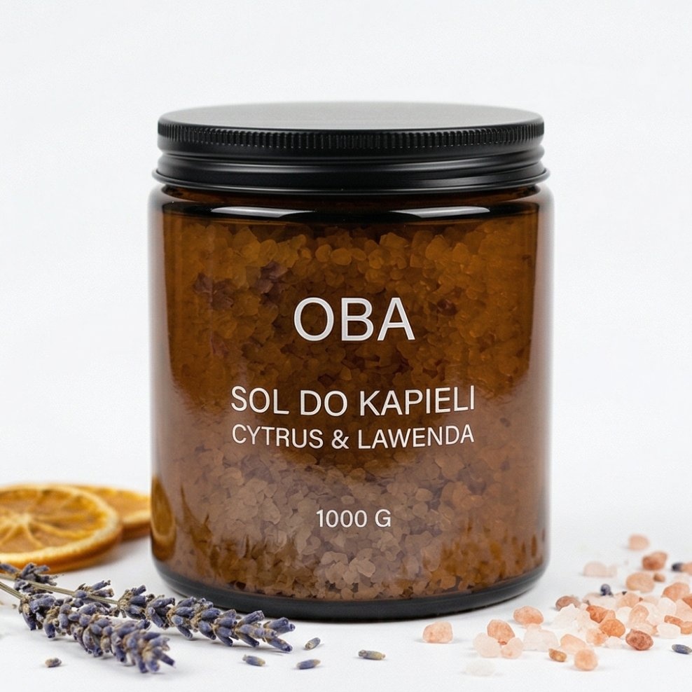 OBA Sól do kąpieli Cytrus Lawenda 1000g